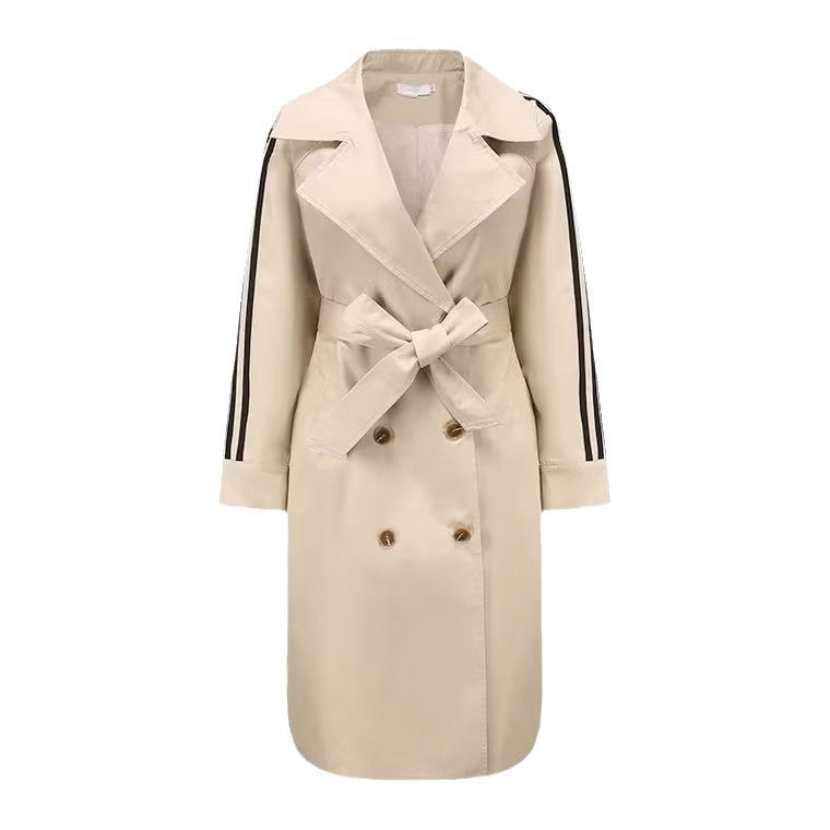 3 Stripe Trench Coat