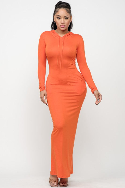 Maxi Hood Dress