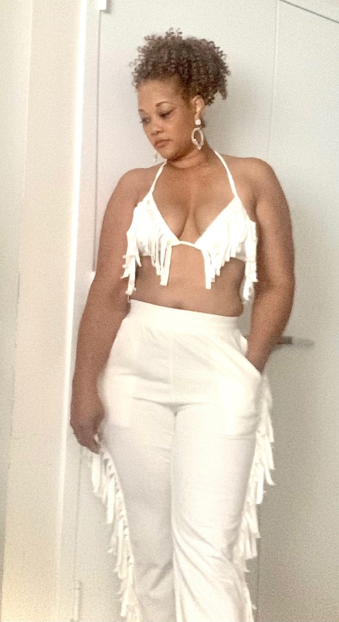 Shingle Bra Top Jogger set